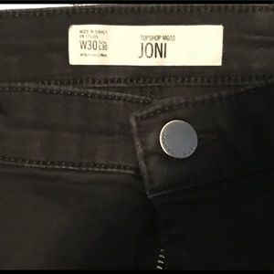 Black TOPSHOP Moto Joni Jeggings